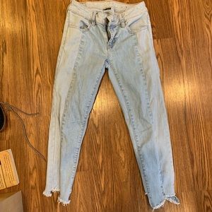 American Eagle two toned jeans